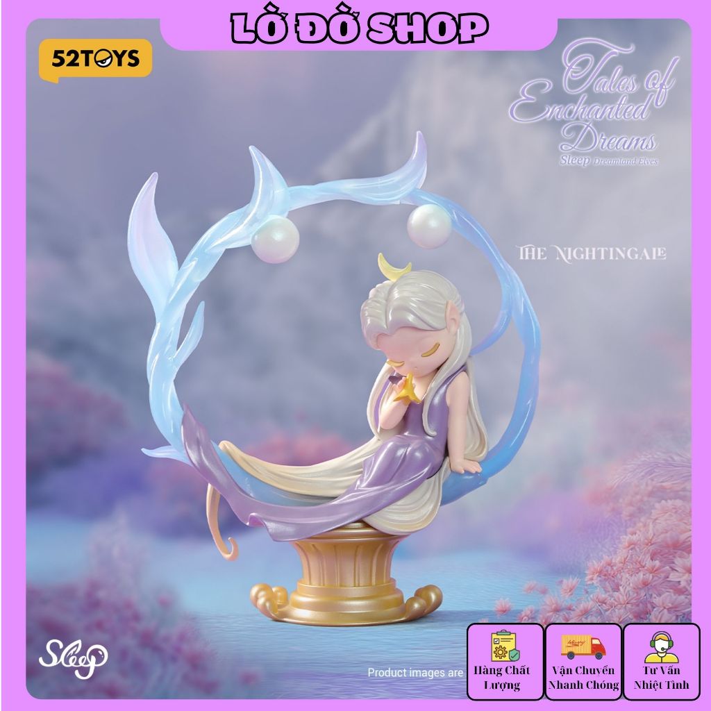 52TOYS Sleep Dreamland Elves-Tales of Enchanted Dreams - Mô hình Sleep - BLIND BOX Có Sẵn