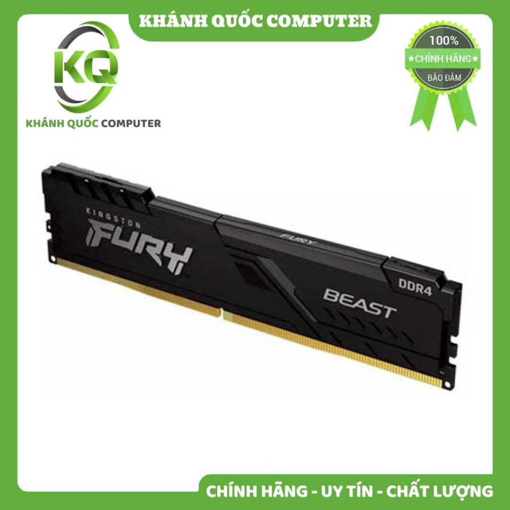 RAM Kingston 16GB D4/3200MHz C16 Fury Beast Black Chính hãng