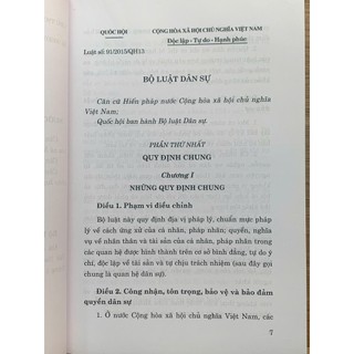 Sách - Bộ luật dân sự (hiện hành)