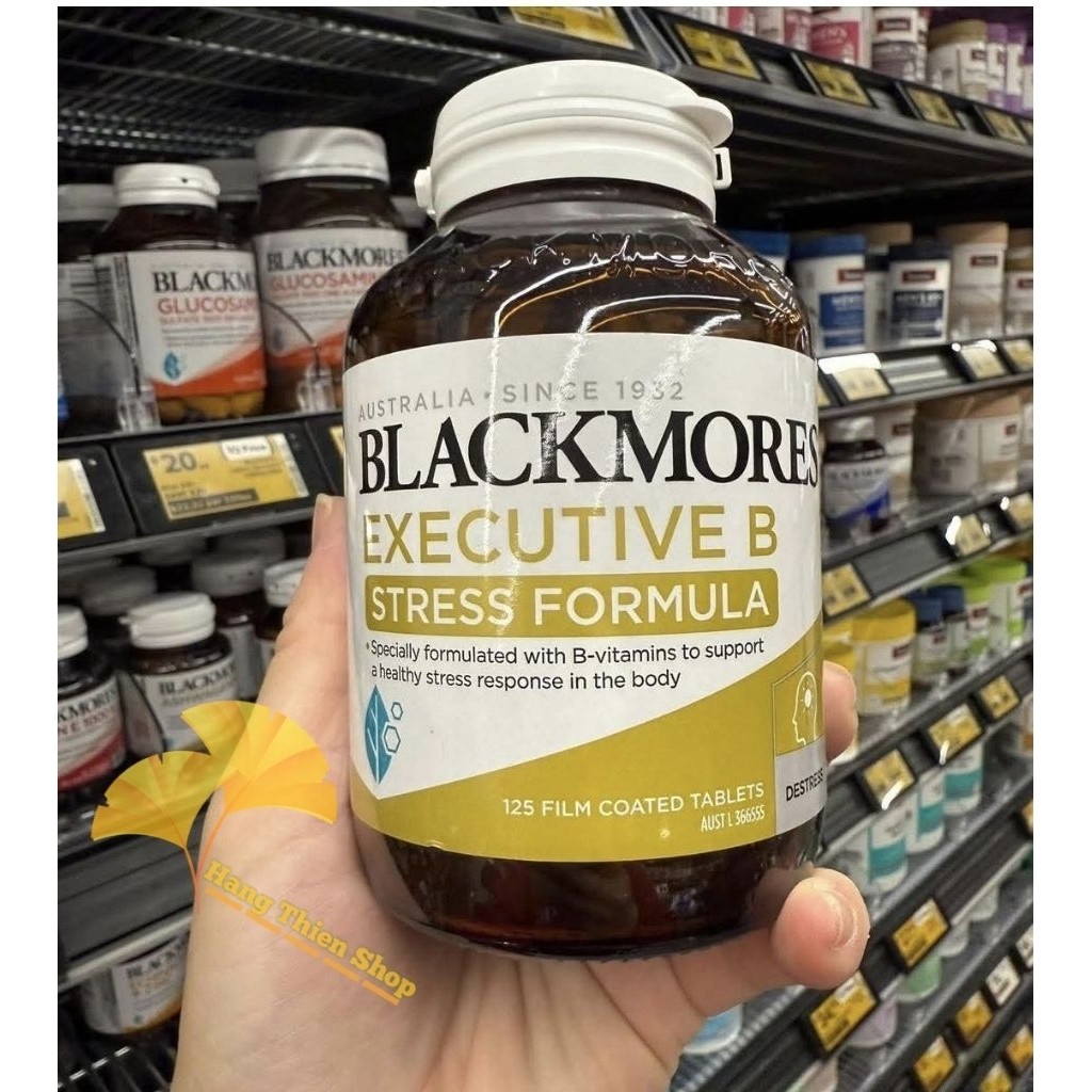 (125 viên) Viên uống bổ thần kinh, giảm căng thẳng Blackmores Executive B - Stress Formula