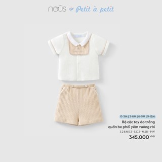 [ Nous ] Bộ cộc tay nous size 3m-9m