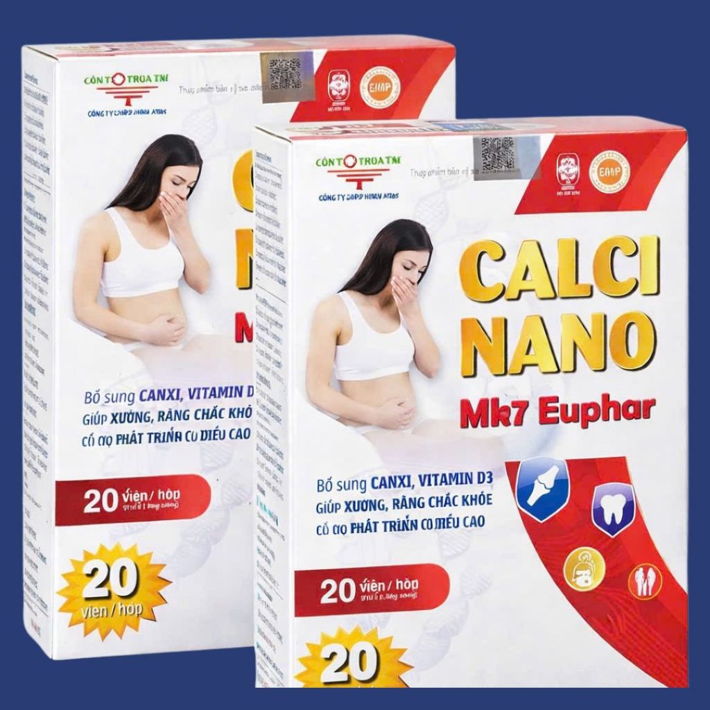 CALCI NANO MK7– BỔ SUNG CANXI, HỖ TRỢ XƯƠNG RĂNG CHẮC KHỎE
