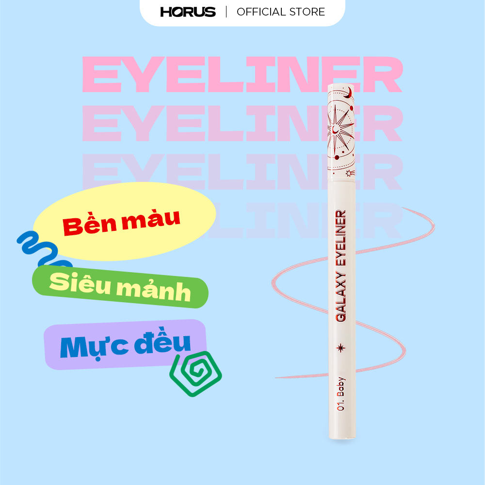[DATE T6/2027] Horus Kẻ mắt Galaxy Eyeliner 0.5g giúp đôi mắt trở nên long lanh cùng ánh nhìn quyến 