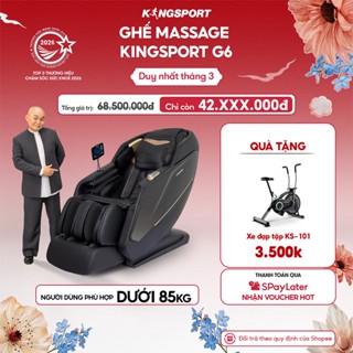 CHỈ GIAO MIỀN NAM | Ghế massage KINGSPORT G6 cao cấp, công nghệ massage Kingtech Touch Pro chuyên sâu
