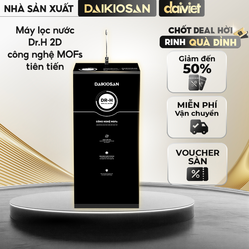 Máy Lọc Nước RO Daikiosan DR H Công Nghệ Lõi Siêu Hấp Thụ Amoni Đem Đến Nguồn Nước Chất Lượng