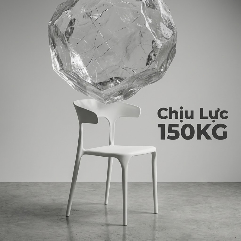 Ghế Tựa Lưng Nhựa, Ghế Ăn Nhựa, Bền Chắc, Chịu Lực Tốt, Xếp Chồng, Hợp Trong Nhà Ngoài Trời, Cao Cấp | BigBuy360 - bigbuy360.vn