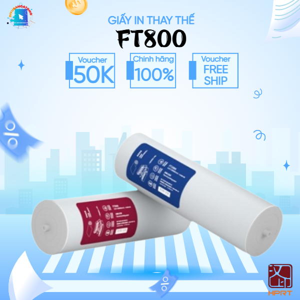 Giấy In Chuyển Nhiệt Cho Máy Hprt FT800 - Chuyên Dụng Cho Khổ Giấy A4, Gía Rẻ