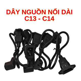 Dây Nguồn Nối Dài 2 đầu đực cái (C13 - C14) - Hàng Zin Bóc Máy, Chính Hãng Lõi Đồng