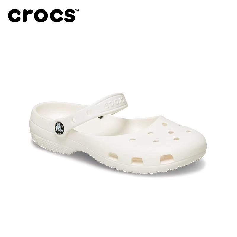 （Đặt trước）Giày ballet CROCS Classic Giày ballet đáy trắng, có lỗ hổng