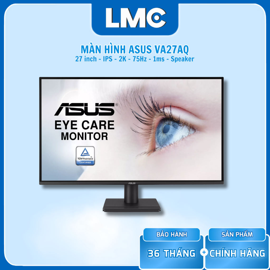 Màn Hình ASUS VA27AQ (27 inch - IPS - 2K - 75Hz - 1ms - Speaker )