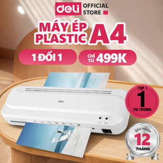 [VOUCHER 150K] Máy Ép Plastic DELI Khổ A3 A4, Máy Ép Nhiệt Nhựa Dẻo, Máy Cán Màng Ảnh, Tài Liệu, Bằng Khen, Posters