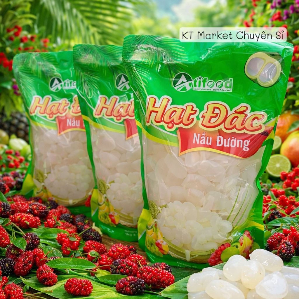 ( FREE SHIP ) Combo 10kg hạt đác nấu đường Atifood, thùng 10kg ( túi 1 kg ), làm topping các loại tr