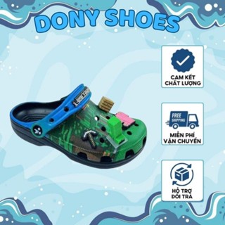 Dép Sục Họa Tiết Minecraft – Siêu Nhẹ, Chống Trượt, Size Bé Đến Người Lớn
