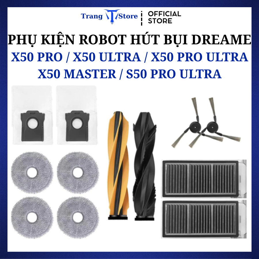 Phụ kiện Robot hút bụi mi Dreame X50 Pro X50 Ultra X50 Pro Ultra X50 Master S50 Pro Ultra _ Phụ kiện