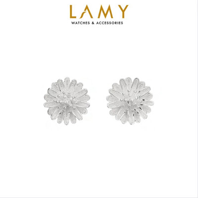 Khuyên tai bạc nữ LAMY Sunflower Necklace Silver 3141