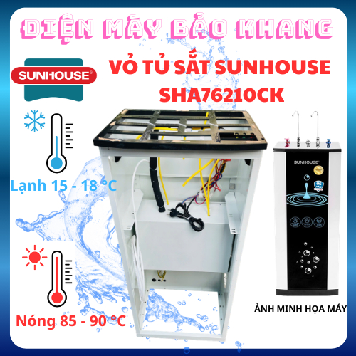 Vỏ Tủ Sắt máy lọc nước Sunhouse SHA-76210CK - Kèm theo bầu nóng và bầu lạnh