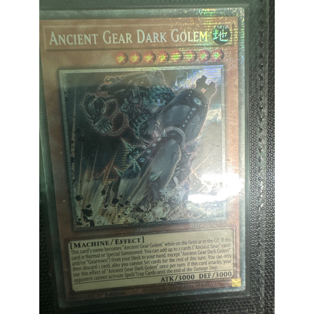 Bài yugioh: ancient gear dark golem