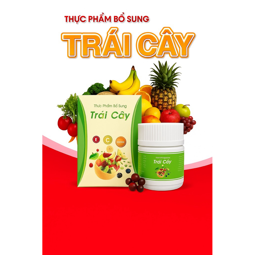 Viên uống trái cây detox - HỖ TRỢ GIẢM CÂN - SIÊT EO