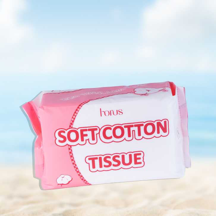 [HÀNG TẶNG KHÔNG BÁN] Horus Khăn khô đa năng Soft Cotton Tissue 80pcs