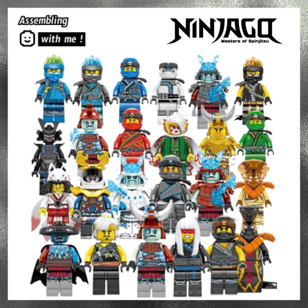 COMBO 2 Minifigures các mẫu nhân vật Ninjago Season 8 - Seanson 11
