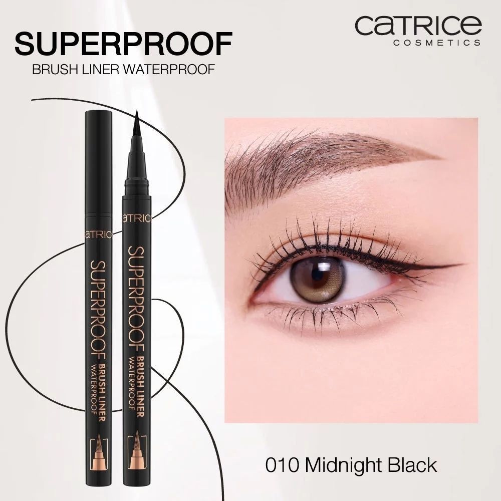 Ảnh 8 của Bút kẻ mắt Catrice Superproof Brush Liner Waterproof tạo điểm nhấn sắc sảo cho đôi mắt thêm cuốn hút