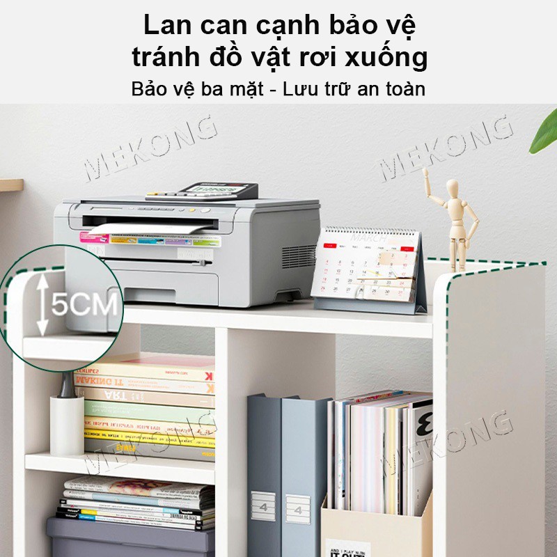 MK Tủ Gỗ Lưu Trữ Đa Năng Có Bánh Xe, Kệ Để Đồ Di Động Nhỏ Gọn Decor Phòng Ngủ Hiện Đại | BigBuy360 - bigbuy360.vn