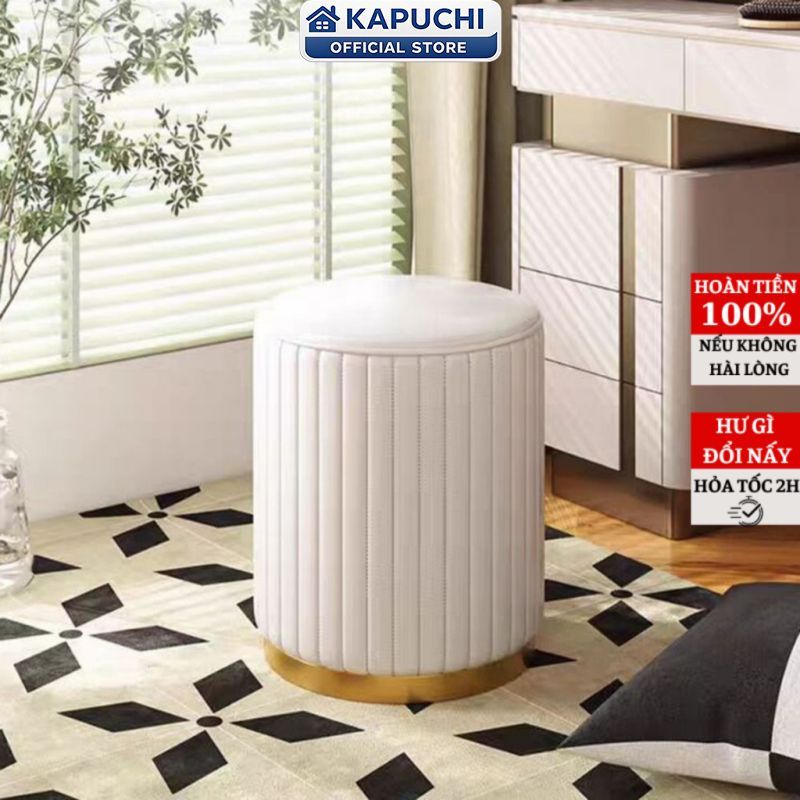 ( Hỏa tốc ) Ghế đôn sofa Kapuchi chất liệu đệm mút êm ái - GC45