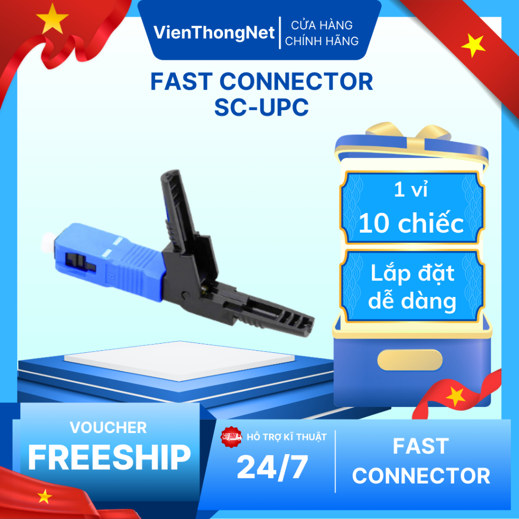 Đầu fast connector SC/UPC chất lượng