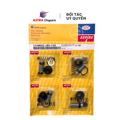 [Vỉ 4 bộ] Xi lanh phanh/ Cuppen phanh Astra Otoparts cho xe Yamaha Exciter 135 mã YH-W0042-JMX-1100