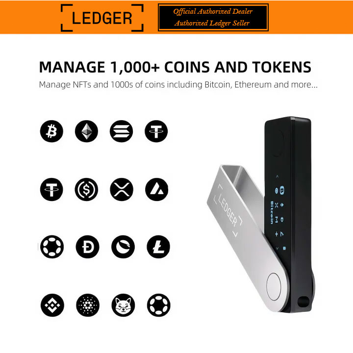 Ledger Nano X – Ví Cứng Crypto Bluetooth Chính Hãng, Mới 100%, Chưa Mở Hộp, Bảo Mật Cao