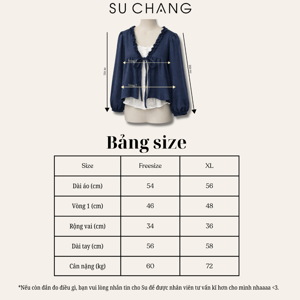 Áo Babydoll Phối Viền Bèo 2 Lớp Thắt Nơ A3123 Su Chang Thời Trang Nữ Bigsize | BigBuy360 - bigbuy360.vn