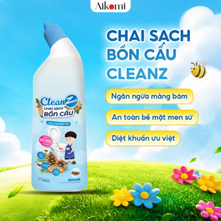 Chai sạch bồn cầu CleanZ Tẩy sạch bồn cầu diệt khuẩn hương đào, hương gỗ thông - 500ml