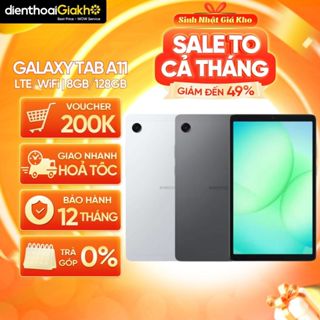 Máy Tính Bảng Samsung Galaxy Tab A11 Wifi/ LTE (8GB/128GB) Chính Hãng, Bảo Hành Điện Tử 12 Tháng