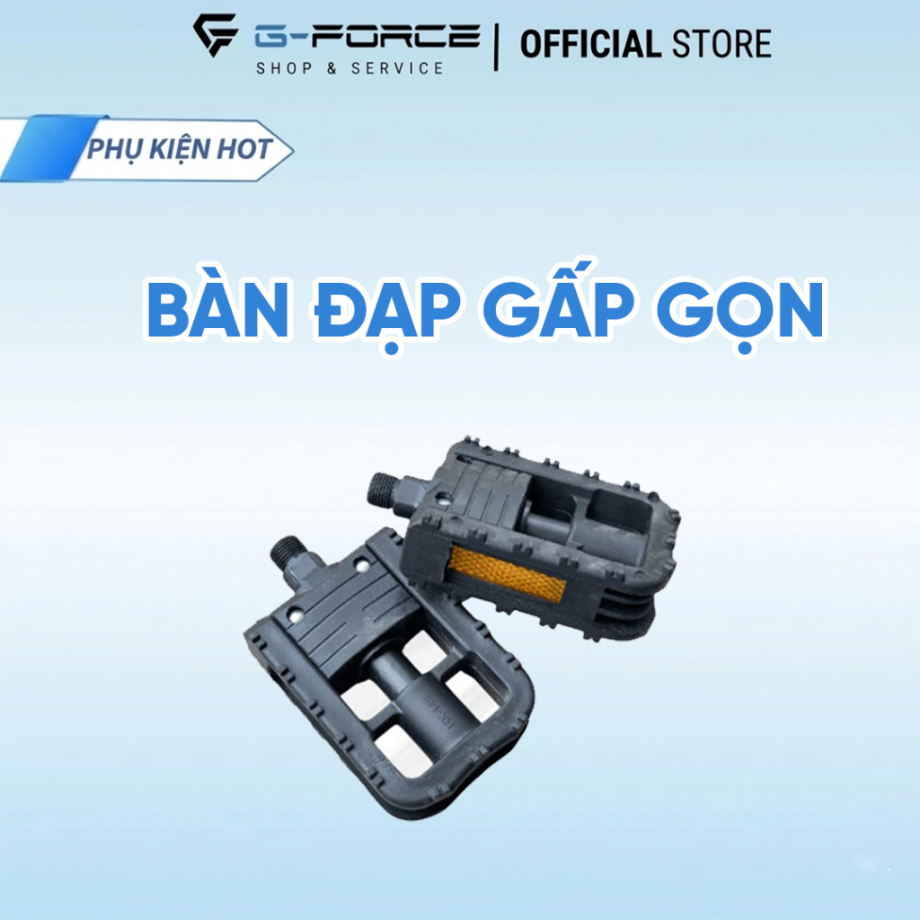 Bàn đạp gấp gọn cho xe đạp điện trợ lực gấp gọn (1 cặp)