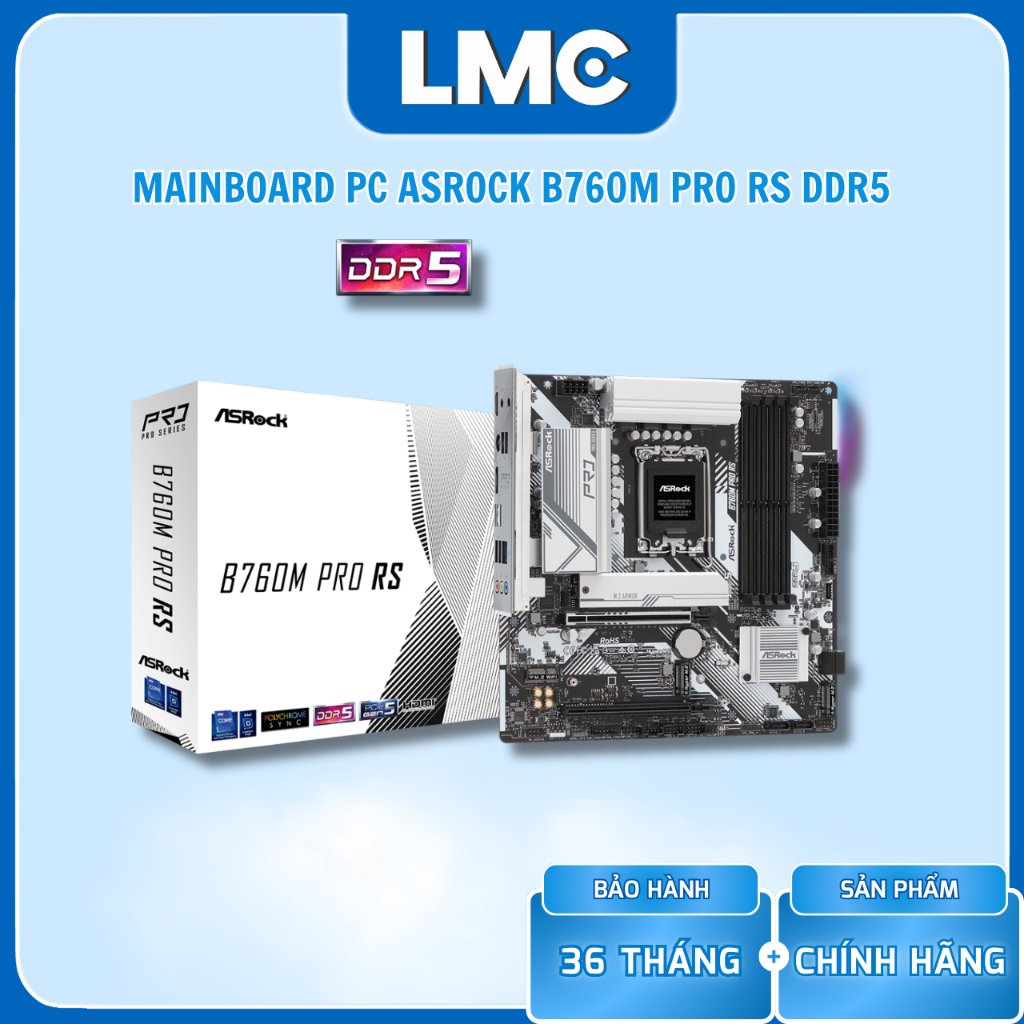 Mainboard  ASRock B760M Pro RS DDR5