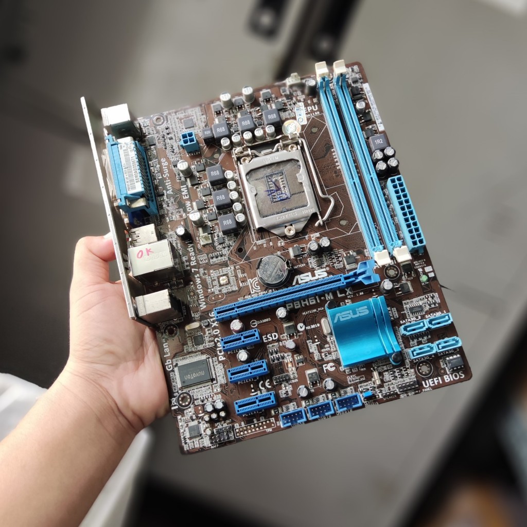 Main - Bo mạch chủ socket 1155 các loại, H61 H67 B75 H77 Asus Giga MSI Foxconn Intel Biostar