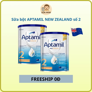 [Ưu đãi lớn] Combo 2 Sữa bột Aptamil Profutura Cesarbiotik New Zealand hộp thiếc số 2 (800g)