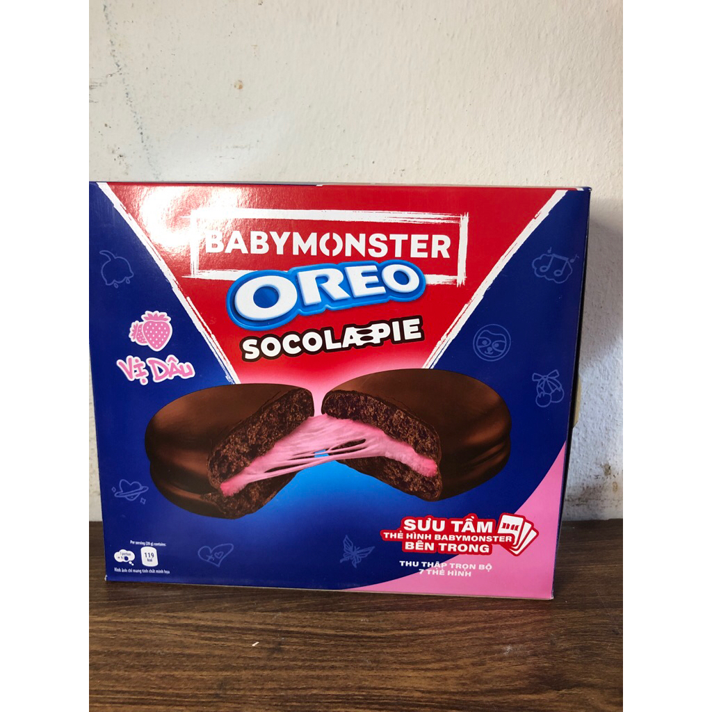 Bánh oreo vị dâu 336g