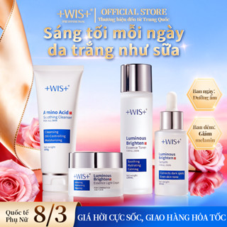 Bộ chăm sóc da + WIS + Niacinamide Cải thiện xỉn màu Làm sáng da Bộ 4 món (30ml+100g+120ml+50g)