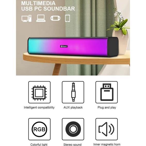 LOA VI TÍNH CÓ DÂY VÀ ĐÈN LED KISONLI I-630 - PANTHER SHOP