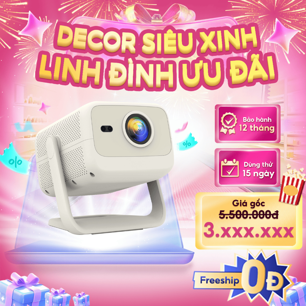 [ NEW 2026 ] Máy Chiếu Q10 Ultra Max Version 2 - Máy Chiếu Movie Legend, Hỗ Trợ Full HD, Hệ Điều Hàn