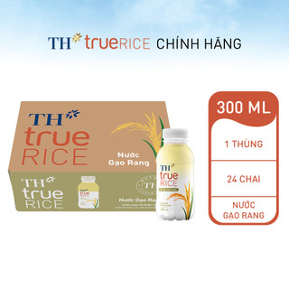 Thùng nước gạo rang TH true RICE 300ml (24 Chai)