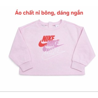 Áo bé gái xuất dư ( Em còn áo Ni.ke size 12m ) chất nỉ bông