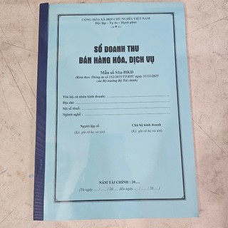 Mẫu sổ S1a - Mẫu sổ doanh thu bán hàng hóa, dịch vụ dành cho cá nhân - HKD - Chuẩn kế toán 2026