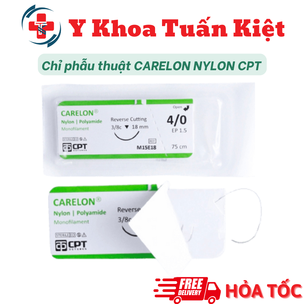 ✅ (LẺ) Chỉ phẫu thuật CARELON NYLON CPT (2/0, 3/0, 4/0, 5/0, 6/0, 7/0)