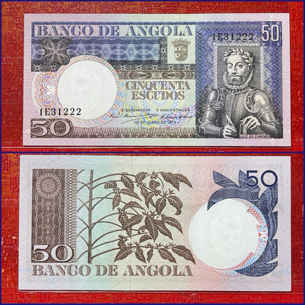 Sưu tầm Châu Phi : 50 Angola 1973 UNC