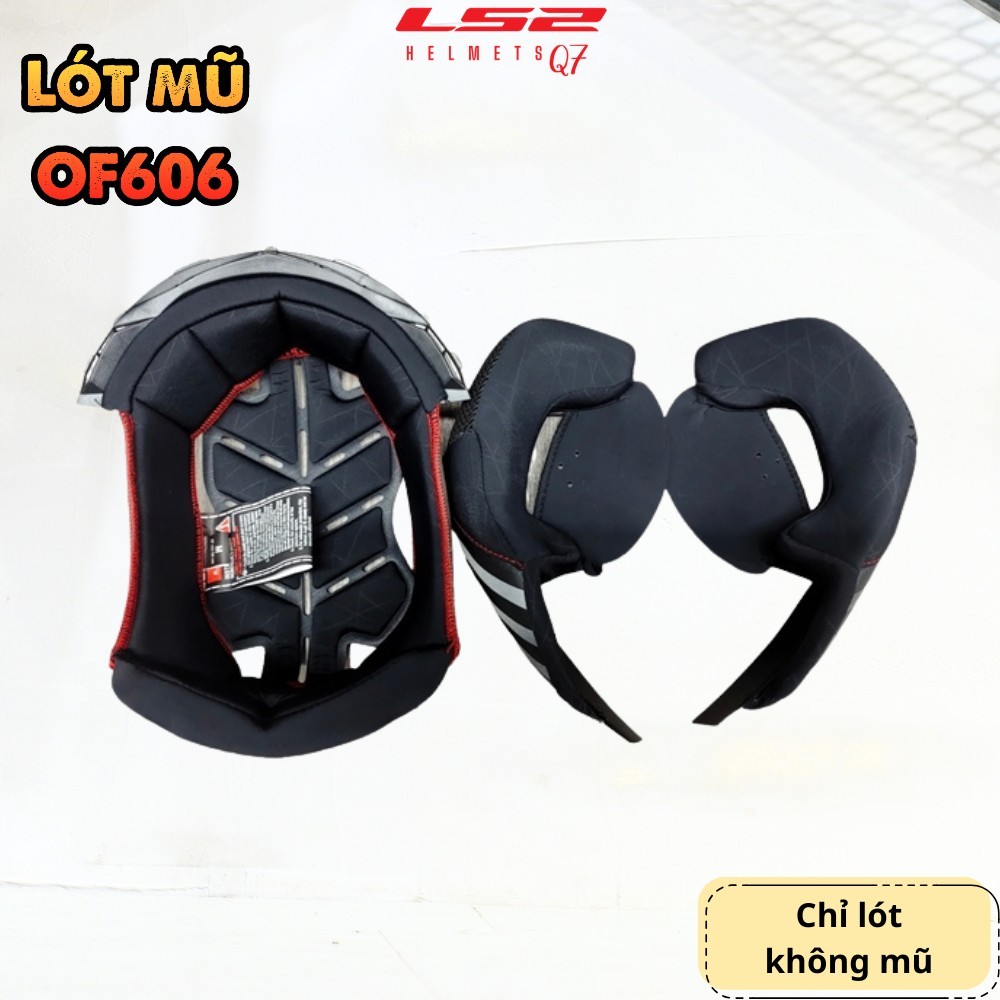 Bộ Lót Gắn Mũ LS2 OF606 Driffer Size M L XL XXL
