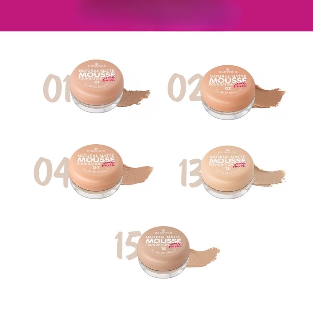 Ảnh 2 của Phấn nước và phấn tươi Essence nâng tone kiềm dầu che khuyết điểm chất kem mỏng nhẹ tệp vào da