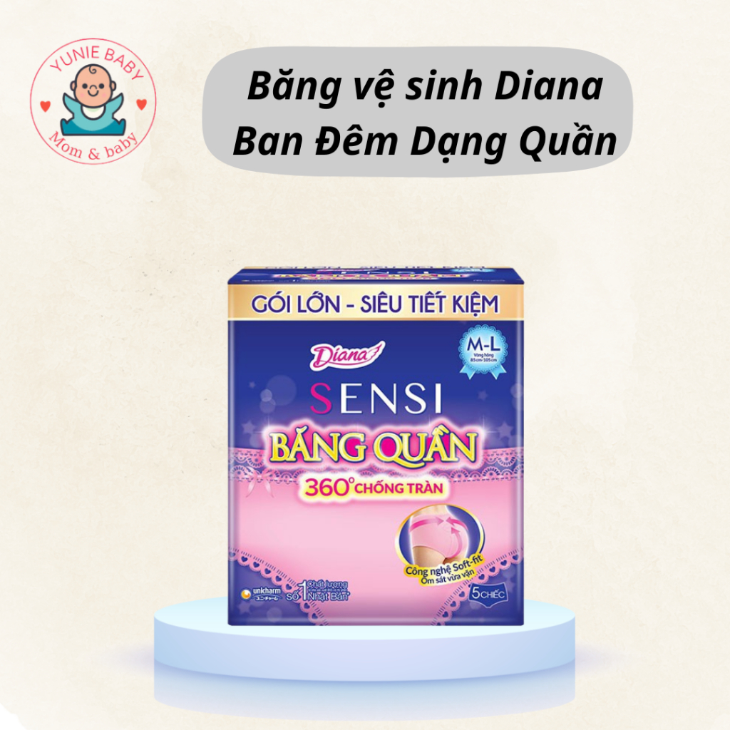 Băng vệ sinh Diana Ban Đêm Dạng Quần