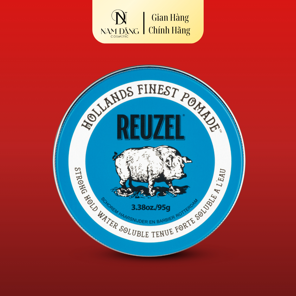 Sáp vuốt tóc nam Reuzel Blue Pomade 35g-113g-340g Chăm Sóc Tóc Dưỡng Tóc